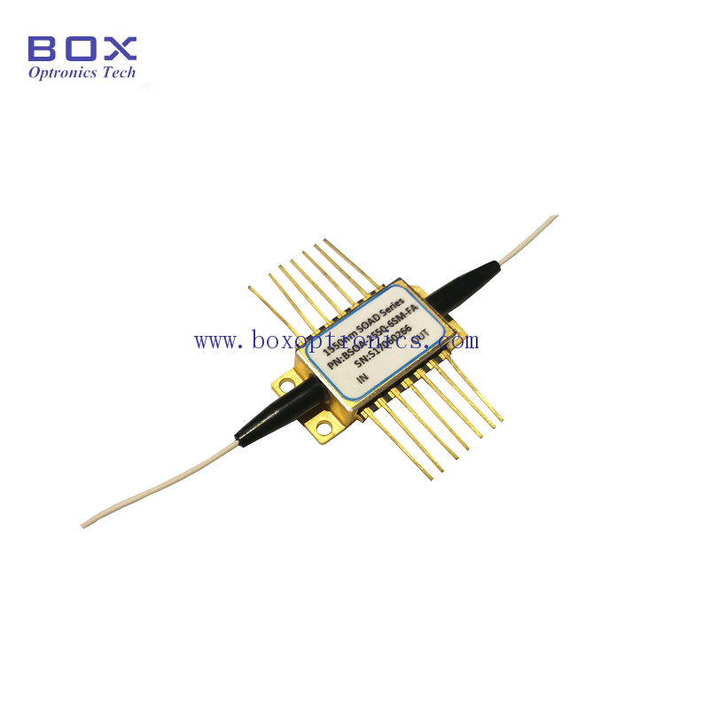 单模保偏光纤耦合1550nm SOA 光纤放大器用于光开关应用